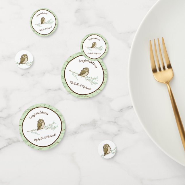 Owl Baby Shower Woodland Confetti (Group)