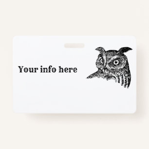 Owl Badge