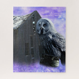 Owl Barn Shed Jigsaw Puzzle