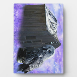 Owl Barn Shed Plaque