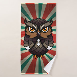 Owl Bath Towel