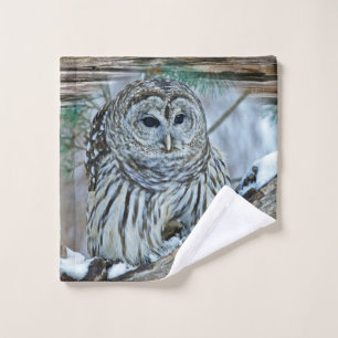 Owl Bath Towel Set