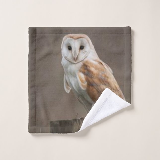 Owl Bathroom Towel Sets (Wash Cloth)