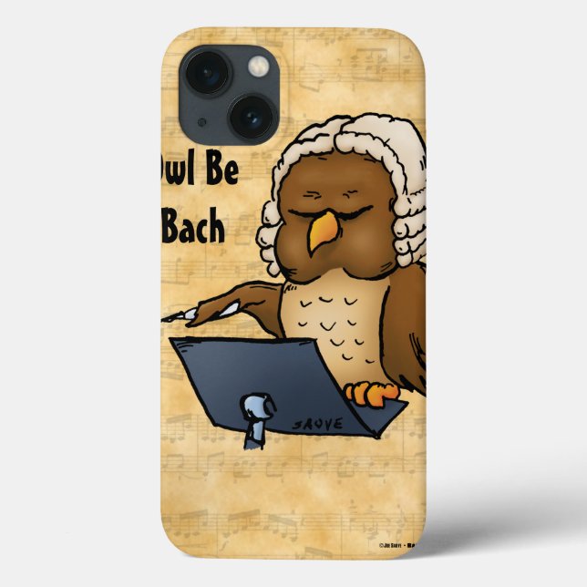 Owl Be Bach coque ipad (Verso)
