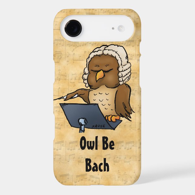 Owl Be Bach Funny iPhone 7 Coque (Verso)