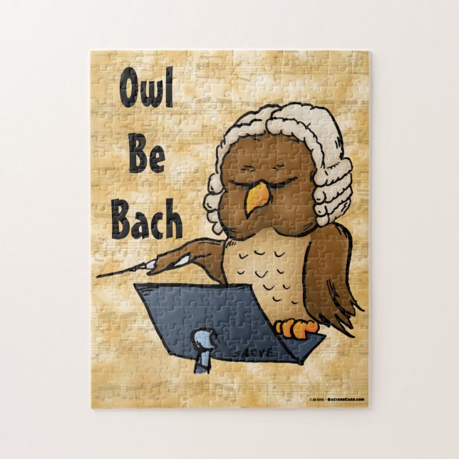 Owl Be Bach Jigsaw Puzzle (Vertical)