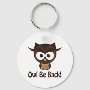 Owl Be Back Keychain