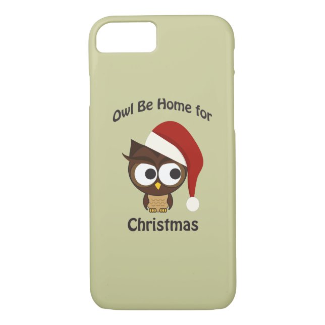 Owl be home for Christmas! Case-Mate iPhone Case (Back)