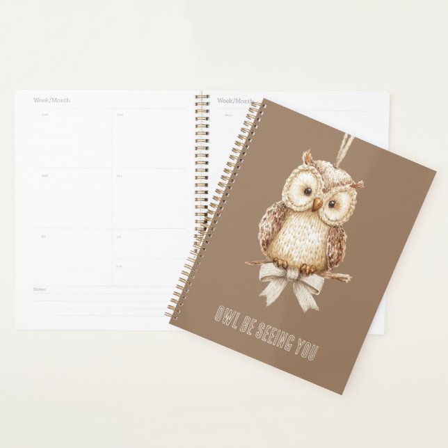 Owl Be Seeing You Bow Planner (Display)