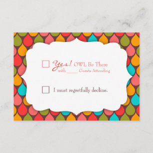 "OWL Be There" RSVP Card