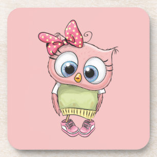 Owl Beverage Coaster
