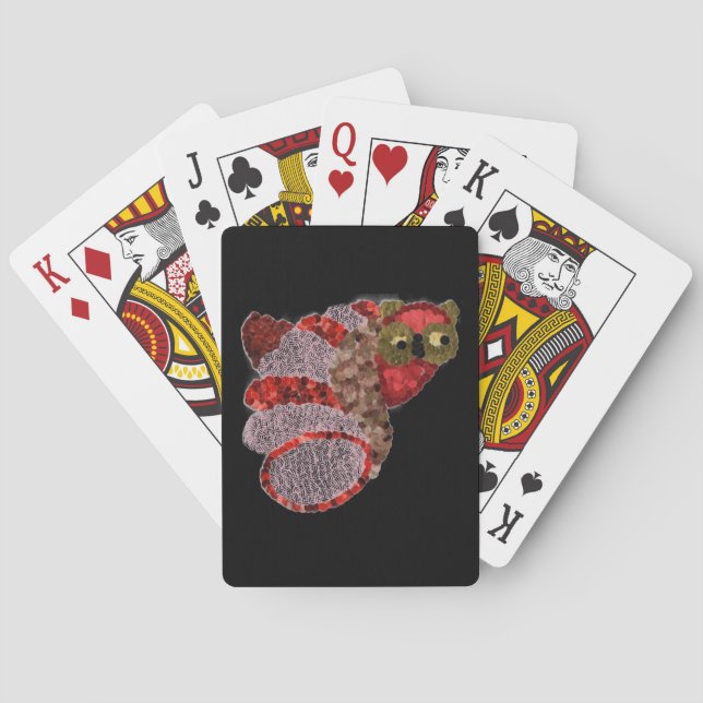 Owl Bicycle Playing Cards (Back)