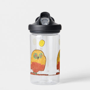 Owl Bird "Art by Kids" Water Bottle
