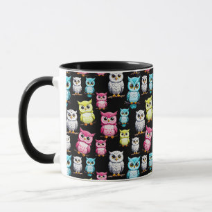 Owl Birds Cute Design  Mug