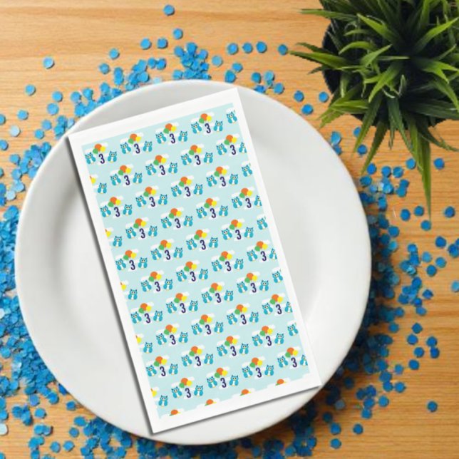 Owl Birthday Napkin (Creator Uploaded)