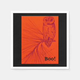 Owl Boo Napkin