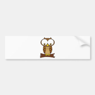 OWL BUMPER STICKER