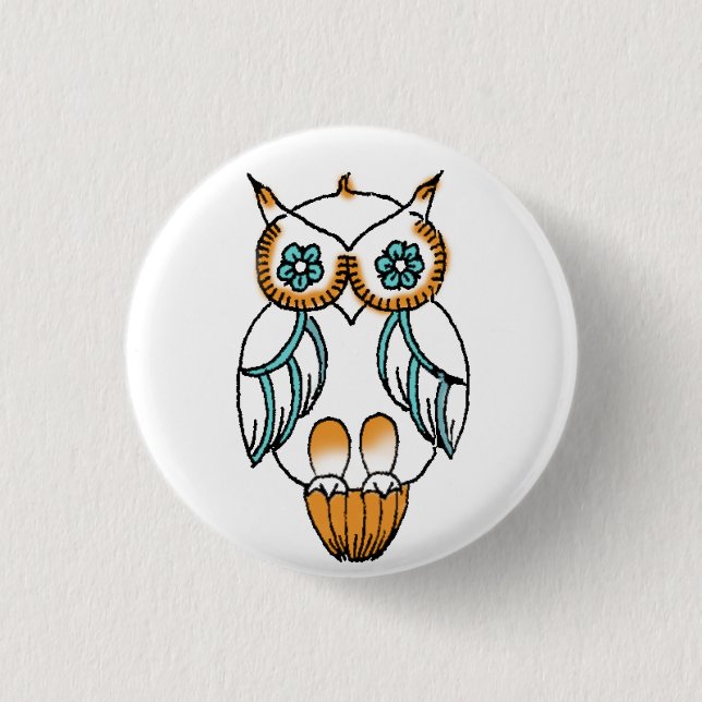Owl Button (Front)