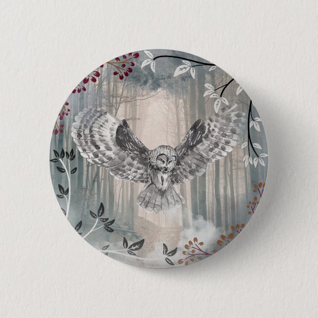 Owl Button (Front)