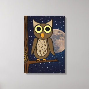 owl canvas print