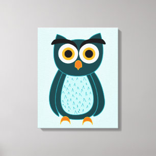 owl canvas print