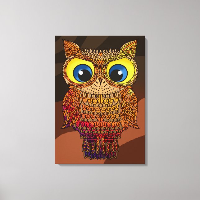 Owl Canvas Print (Front)