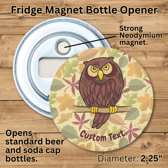 Owl Cartoon Bottle Opener (Creator Uploaded)