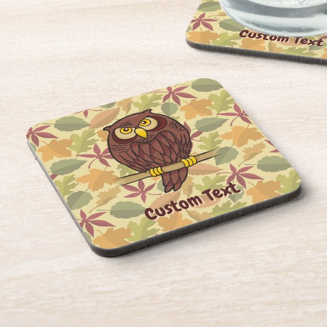 Owl Cartoon Coaster (Left Side)