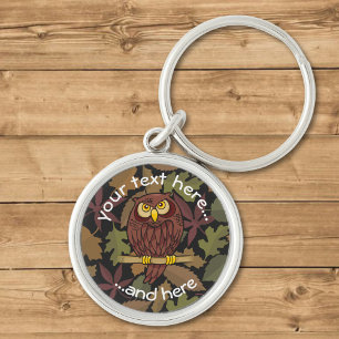 Owl Cartoon Keychain
