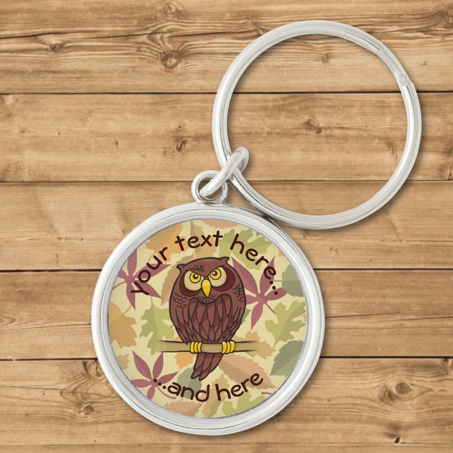 Owl Cartoon Keychain (Creator Uploaded)