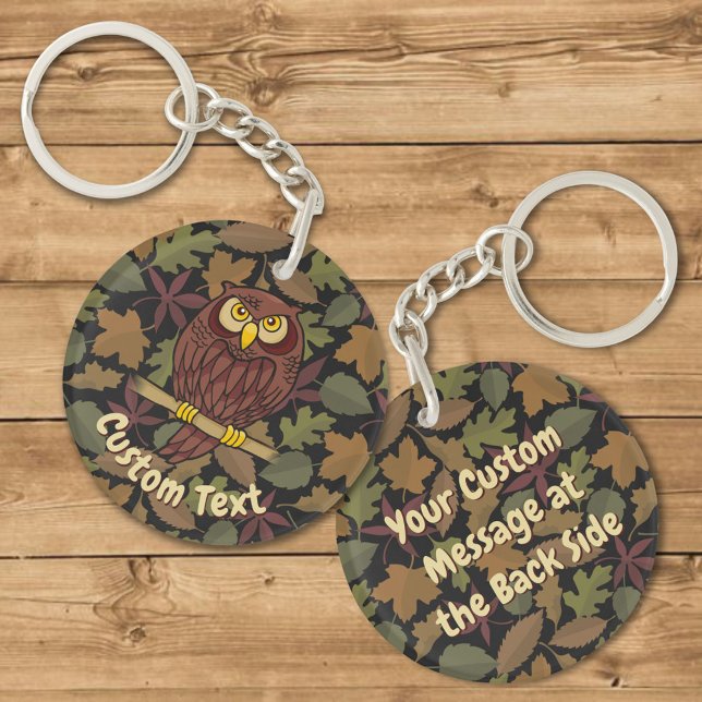 Owl Cartoon Keychain (Creator Uploaded)