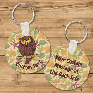 Owl Cartoon Keychain