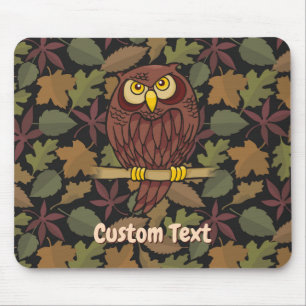 Owl Cartoon Mouse Pad
