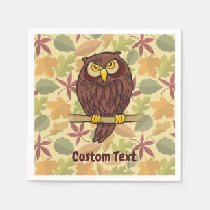 Owl Cartoon Napkins