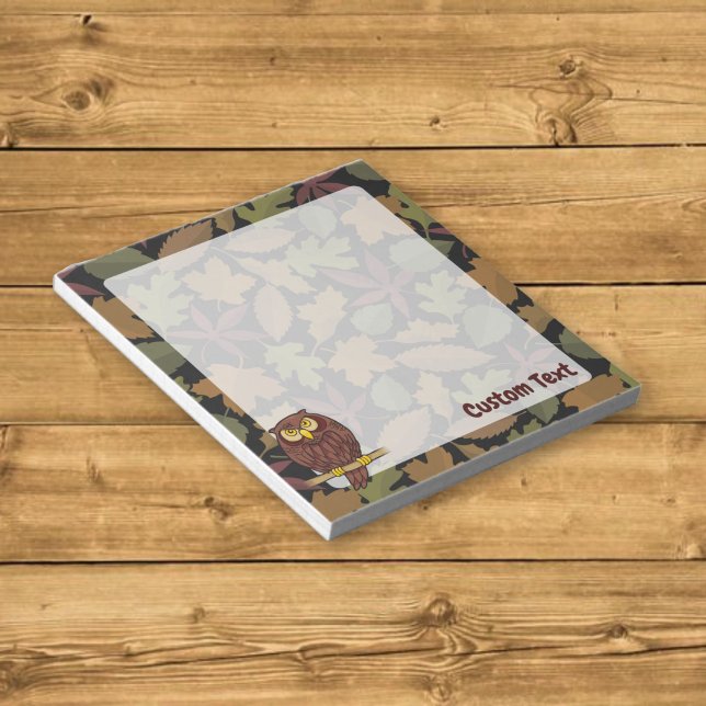 Owl Cartoon Notepad (Creator Uploaded)