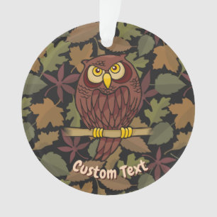 Owl Cartoon Ornament