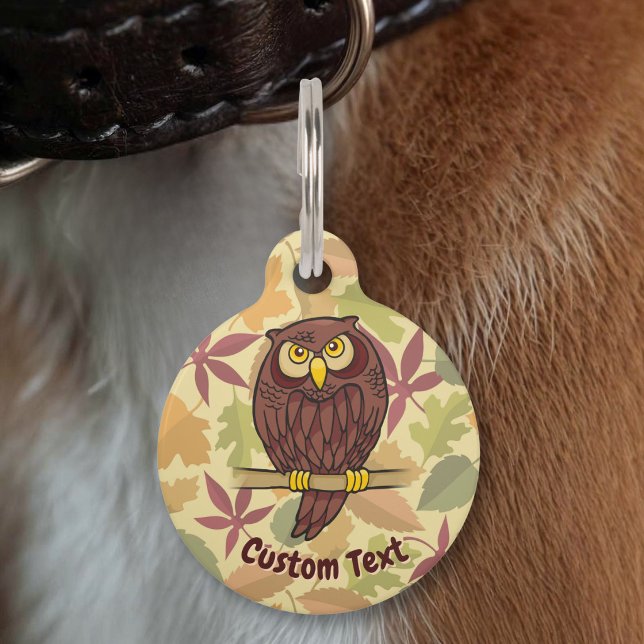 Owl Cartoon Pet Tag (Creator Uploaded)