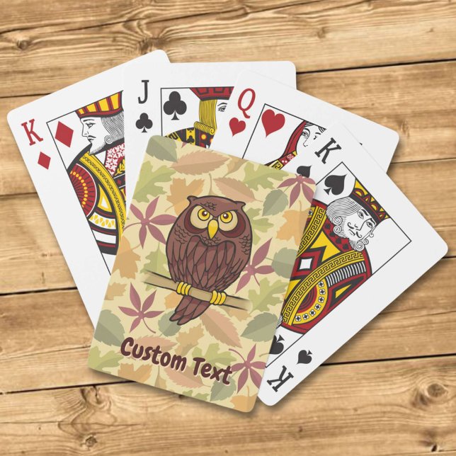 Owl Cartoon Playing Cards (Creator Uploaded)