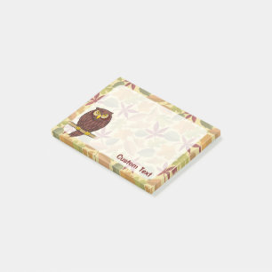 Owl Cartoon Post-it Notes