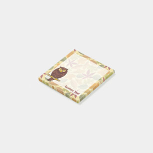 Owl Cartoon Post-it Notes