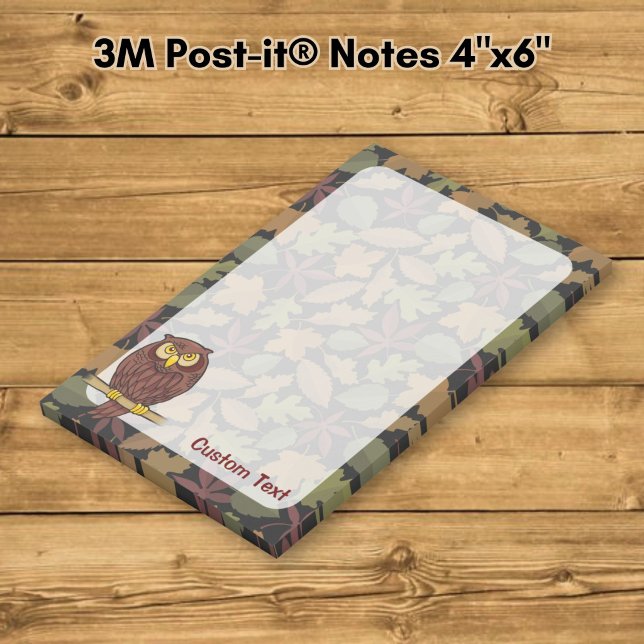 Owl Cartoon Post-it Notes (Creator Uploaded)