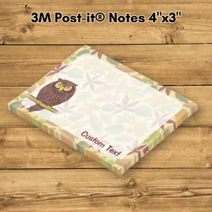 Owl Cartoon Post-it Notes