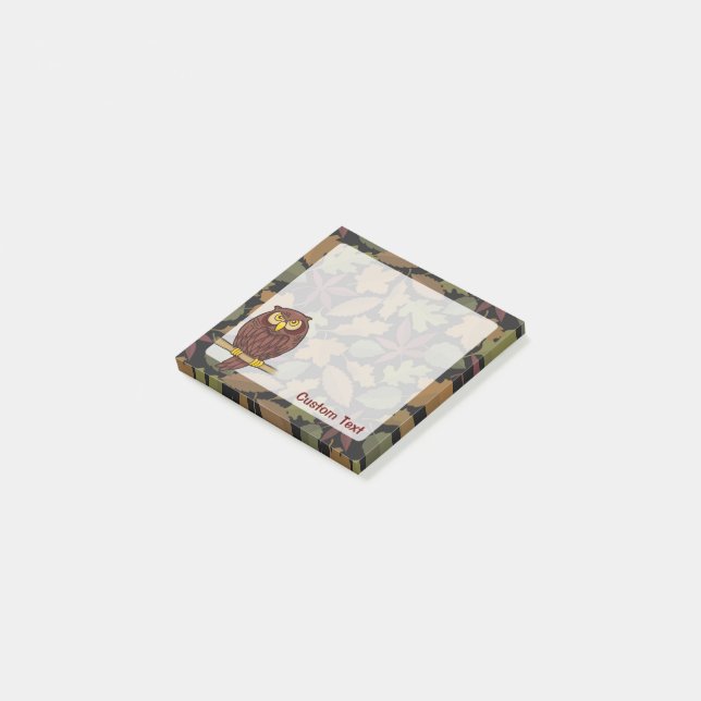 Owl Cartoon Post-it Notes (Angled)
