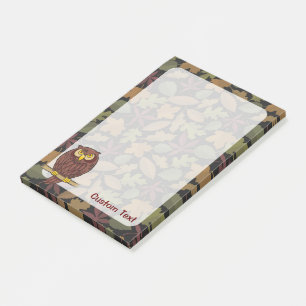 Owl Cartoon Post-it Notes