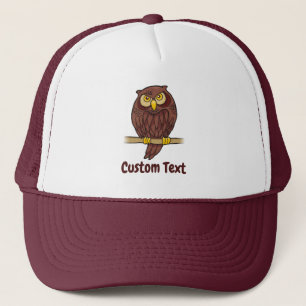 Owl Cartoon Trucker Hat