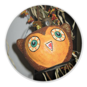 Owl Ceramic Knob