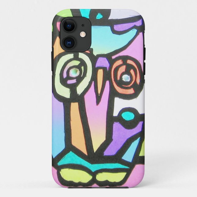 owl children's drawing Case-Mate iPhone case (Back)