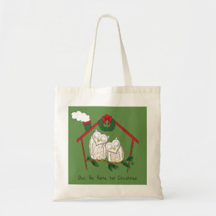 Owl Christmas Cute Kids Tote Bag