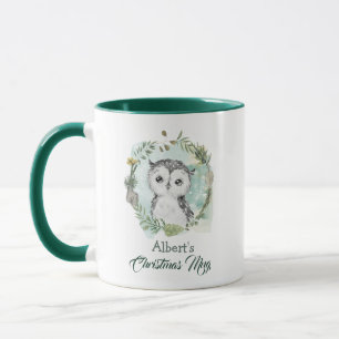 Owl Christmas Mug