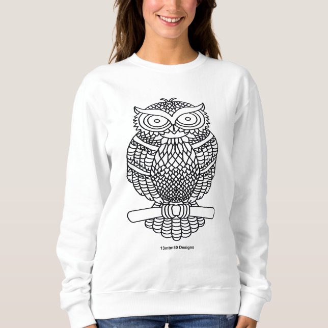 Owl (classic) - Women's Sweatshirt (Front)